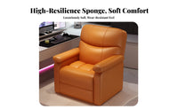 Ergonomic Design Single-Seater Recliner Support Recliner with Footrest Reclining Backrest Gaming Armchair 360-Degree Swivel for Home Paleice Workers, Gamers, Students, Bedroom, Game Room, Reading