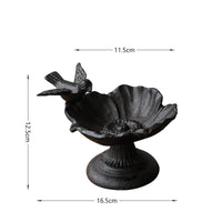 Cast Avian Feeder Garden Pedestal Bird Feeder Compact for Courtyard