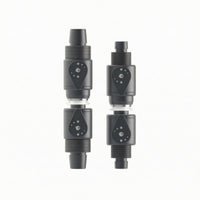2 Pieces Ball Stopcock with Quick Connector Smooth Action Inline Shut off Ball Stopcock Tubing Connector with Control Lever for Water Circulation