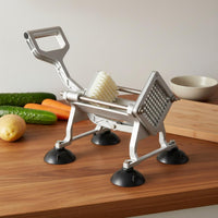 French Fry Cutter Easy to Use Potato Strip Cutter Adjustable Thickness Vegetable Chopper for Restaurant