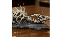 Skeletal Aquarium Dragon Skeleton Resin Dragon Skeleton Ornament Small-Scale Aquarium Skull Statue Irregular Base