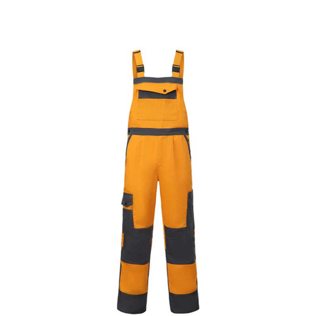 Multiple Pockets Cut-Resistant Work Bib Pants Multi Pocket Cut Resistant Bib Overalls Heavy Duty Chainsaw Safety Overalls Long-Lasting for Construction Workers, Metalworkers, Security Guards, Metalworking Shop