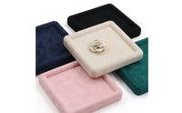 Jewelry Display Tray Padded Velvet Jewelry Tray Soft Lined for Collectors, Photography