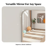 High-Clarity Dance Studio Mirror HD Reflection Self Body Mirror Seamless Splicing Easy Installation for Dancers, Fitness Enthusiasts, Yogis