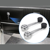 Window Crank Handle Metal Window Crank with Knob Black Hardware for Truck Owners, Vehicle Interior Repair