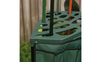 Mobile Yard Tool Rack Space Saving Garden Tool Rack Easy to Assemble for Garage