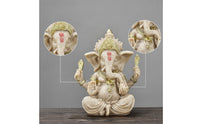 Ornate Deity Figurine Traditional Elephant Figurine Carved Elephant Statue Decorative for Desk, Shelf