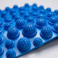 Acupressure Mat for Reflexology and Exercise, Foot Board for Adults, Thickened TPE Painful Orange 30x40cm Massage Pad