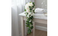 Korean Design Waterfall Wedding Flower Arrangement Elegant Waterfall Bridal Flower Arrangement Lifelike for Brides, Outdoor Ceremony