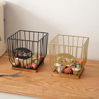 Nordic Style Iron Snack and Candy Storage Rack, Geometric Shape