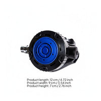 Second Stage Regulator Large Purge Button Dive Breathing Regulator Under-Chin Exhaust System Dive Second Stage for Divers, Underwater