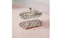 Cosmetic Display Rack Space Saving Vanity Countertop Organizer Versatile Skincare Storage Shelf for Bedroom