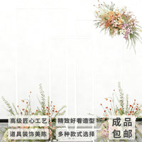 婚庆道具指示牌活动方形展架方形拱门铁艺架子迎宾牌铁架黑色方框
