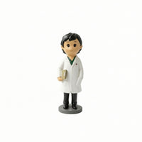 Medical Worker Figurine Cartoon Doctor Figurine Self-Standing Ornaments for Nurses