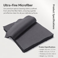 Microfiber Cleaning Cloths for Glasses, Lens Cleaning Cloths, Eyewear Cleaning Cloths, Premium Microfiber Cleaning Cloths Lens