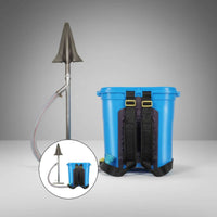 Manual Backpack Soil Enhancer Dispenser Large Capacity Backpack Soil Enhancer Dispenser Manual Granular Dispenser Long-Lasting
