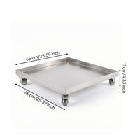 Portable Planter Tray Heavy-Duty Plant Pot Tray with Casters Leak-Resistant Planter Base for Gardeners, Homeowners, Patio, Balcony