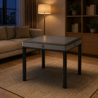 Dining Table Style Mahjong Table Covered Covered Gaming Surface Furniture Square Tabletop for Home
