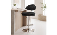 Cushioned Barstool Modern Bar Stool Ergonomic Seat Sleek for Kitchen Island