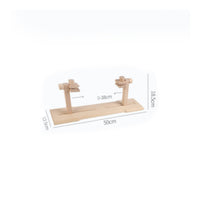 Beech Wood Embroidery Stand Handmade Table Embroidery Stand Anti-Slip Clips