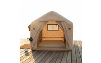 Waterproof Mini Camping Tent Quick Setup Inflatable Pet Tent Easy to Install Inflatable Pet Cabin Windproof for Travel, Backyard, Beach