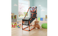 Indoor Outdoor Use Kids Basketball Hoop Stand Balls and Pump Included Portable Basketball Goal Height Adjustable Play Equipment Easy Assembly for Toddlers, Backyard, Playroom