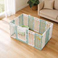 Large Animal Enclosure, Modular Composite Rabbit Enclosure, 103x70x90cm with Access, for Puppies and Small Animals