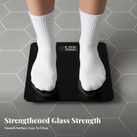Digital Bathroom Scale High-Exact Measuring Device Electronic Weight Scale Weighing Machine Easy To Read Digital Screen Display