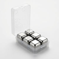 Birthday Gift for Him with Whisky Stones and Ice Tongs, 304 Stainless Steel Chilling Stones for Home Bar, Food Grade Liquor Chiller, Boxed Set