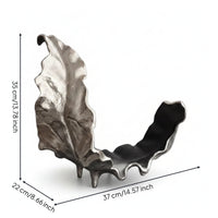 Fruit Display Bowl Tabletop Leaf-Shaped Bowl Food for Entryway