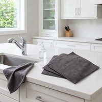 Thickened Magic Cleaning Cloth for Glass, 3 Pack Reusable Microfibre Cloth, Multi-Surface Cleaning Cloths for Mirrors and Screens