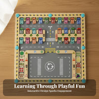 Fine Movement Skills Development Attractive Alphabet Maze Hand-Eye Coordination Color and Number Sorting Toy Learn Through Play