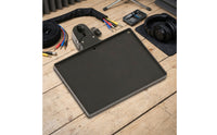 Rotatable Sound Card Tray Rotating Clamp-on Tray Metal Sound Card Holder Stable for Streamers, Podcasters