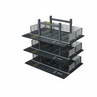 1:64 Scale Parking Garage Detailed Simulation Model Car Parking Lot Scene for Hobbyists