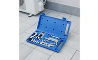 Portable Flaring Tool Kit Compact Flaring Tool with Case Heavy-Duty Tube Expander Kit Fast for Refrigeration Repair