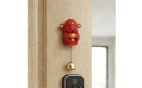 New Chinese Design Decorative Hanging Reminder Bell Easy Installation Entry Chime Ornament No Drilling Door Chime for Shop Owners