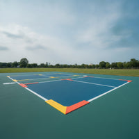 12 Pieces Pickleball Court Markers Flat Marker Pieces Temporary for Teachers