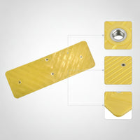 Easy to Clean Tire Changer Pad with Pre-Drilled Mounting Holes Quick-Install Tire Changer Pad with Grooves Ribbed Long-Lasting for Auto Repair Shops, Mechanics, Automotive Workshop