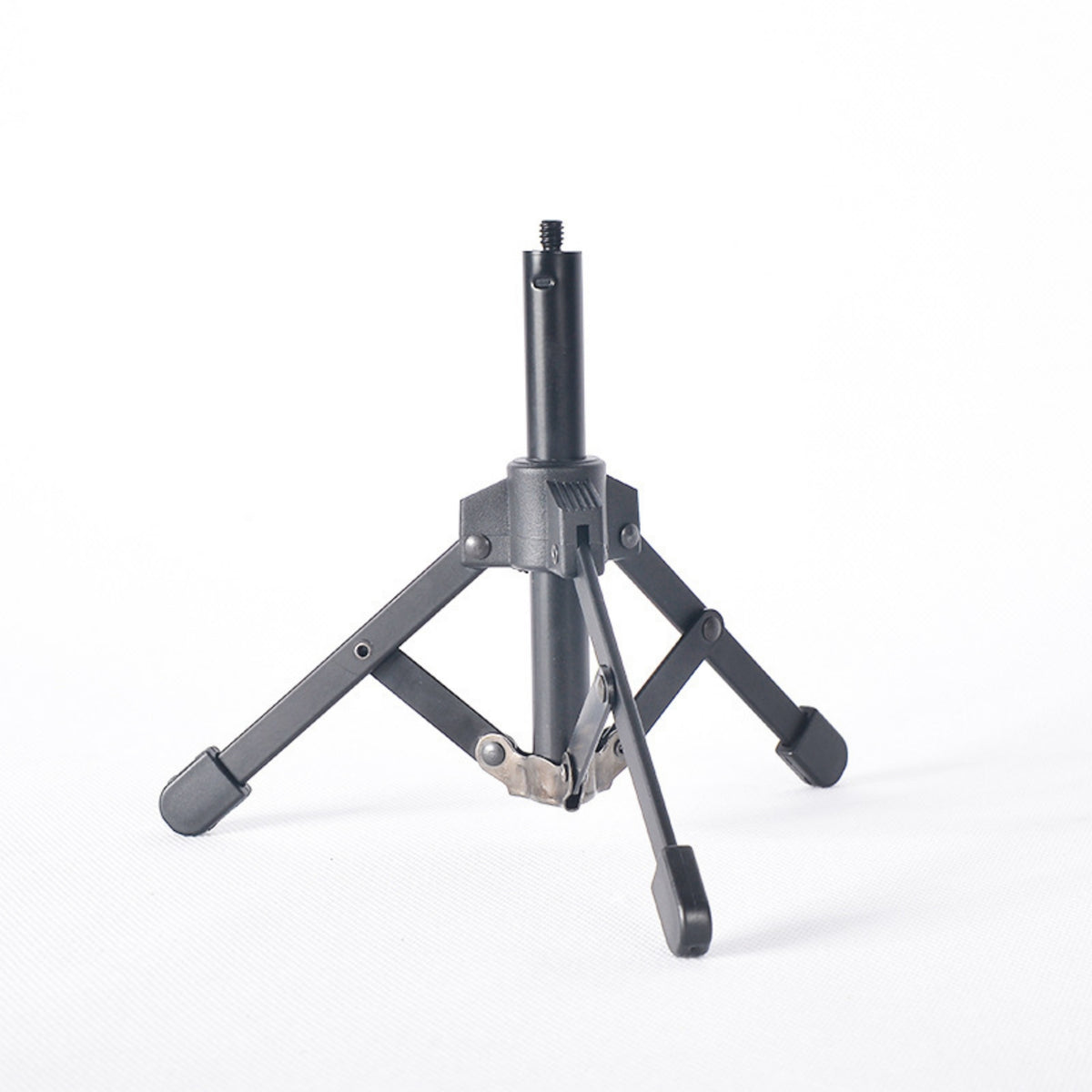 Desktop Audio Device Full-metalMetal Tabletop Mic Stand Low-Profile Audio Device Tripod for Live Broadcasting