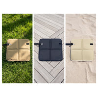 Portable Foldable Seat Cushion Lightweight Folding Seat Pad Comfortable Cushion with Carrying Loop Long-Lasting for Picnics