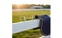 D-Shaped Bit with Copper Rollers Gentle Pressure Copper Roller Horse Bit Responsive Connection Animal Tack for Equestrians