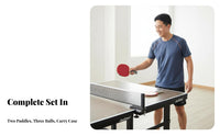 Horizontal Grip Table Pong Racket Colored Handle Table Tennis Racket Set Professional Training Table Pong Paddle Set for Beginners, Home, Indoor