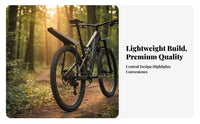 Rear Bike Mudguard Lightweight Foldable Rear Mudguard Easy Installation Adjustable Cycle Mudguard for Rainy Days, Wet Roads, Commuting