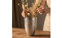 Decorative Vase Sculptural Vase with Wavy Edge Modern Flower Holder for Florists, Living Room