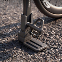 Compact Cycle Parking Stand Upright Foldable Bike Stand Long-Lasting Wheel Holder Quick-Fold for Outdoor