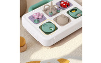 Portable Busy Board with Handle Interactive Activity Suitcase Tactile Sensory Board Screen-Screenless for Preschoolers