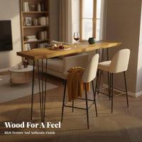 Narrow Bar-Height Table Multi-Functional Narrow Bar Table adaptable Use Household Furniture for Homeowners, duos, Balcony, Home Office, Living Room