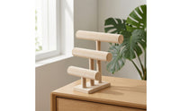 Upright Bar Bracelet Display Stand Three-Tier Bracelet Display Stand Vertical for Dressing Room, Boutique, Craft Show