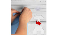 40 Pieces Inner Rail Curtain Stop Clear Construction Curtain Track End Stop Universal Usage