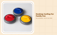 Indoor curling set for team events
